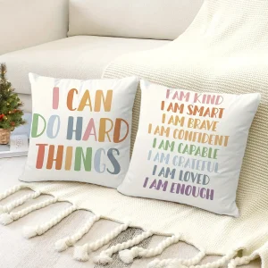 Cartoon rainbow sun pattern printing pillowcase children's room decoration home decoration living room sofa cushion cover