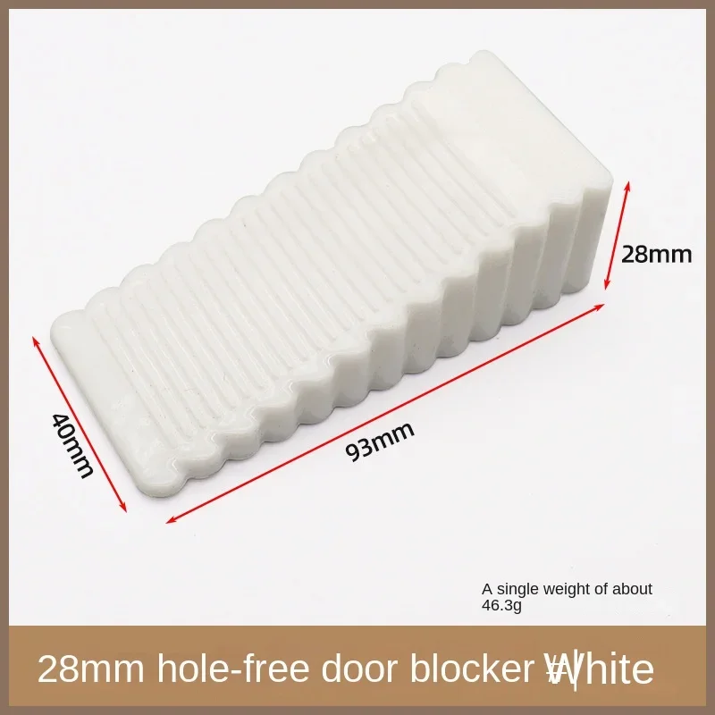 Safety Silicone Door Stop Block Wedge Stop Door Stopper Home Offices Door Rear Retainer Impact Stopper Rubber Stops No Drill - Image 7