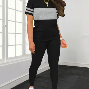 Women's Summer Casual  Set Fashionable Comfortable Ensemble Ladies Clothing Outfit