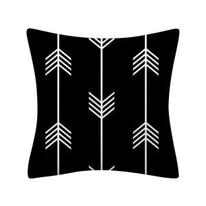 Geometry Cushion Cover 45x45 Polyester Pillowcase Decorative Sofa Cushions Pillowcover Home Decor Black Yellow Blue Pillow Cases