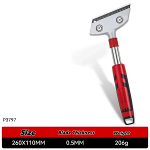 Portable Aluminum Alloy Cleaning Shovel Knife Wallpaper Paint Tiles Flooring Scraper Remover With SK-5 Blade Home Cleaning Tools