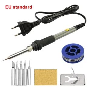 Adjustable Temperature Electric Soldering Iron 60W 220V or 110V  Electric Soldering Iron Welding Solder Repair Tool