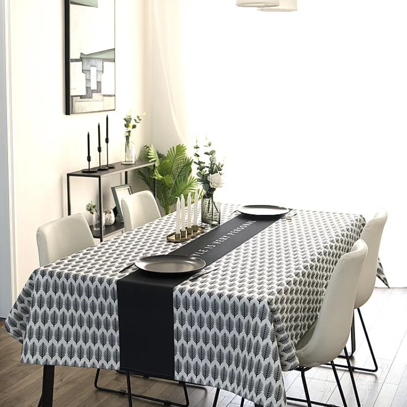 Nordic Simplicity Printing Rectangular Tablecloths For Table Party Decoration Dining Tables Cover Manteles - الصورة 4
