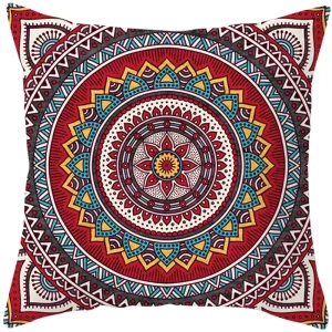 Mandala Print Square Pillowcase Home Decor Car Sofa Cushion Cover