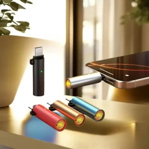 Windproof Mini Electronic Lighter Powered by TYPE-C - Portable and Energy Efficient