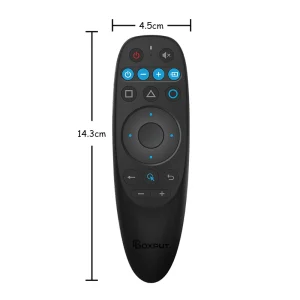 BOXPUT BPR2S Air Mouse Voice Remote Control TvBox Controller Gyroscope IR learning bt Remote Control For Android Set Top Box