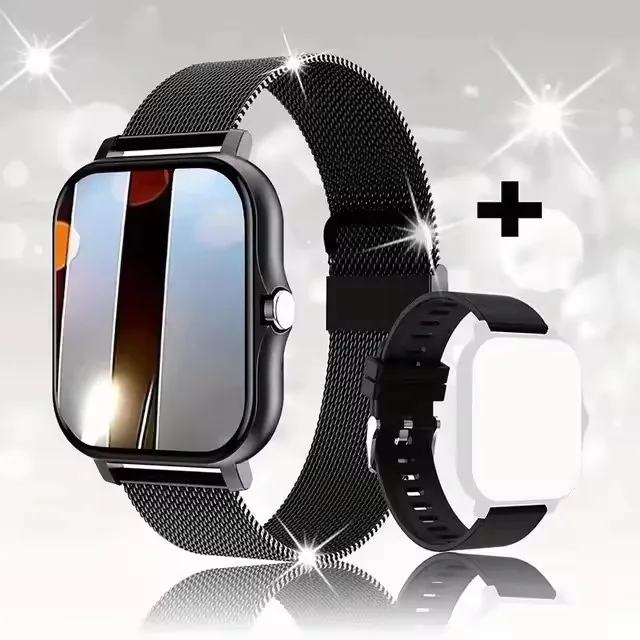 2025 Smart Watch 2.01‘’ Full Touch Amoled BT Call Sport Waterproof Watches Heart Rate Blood Pressure SmartWatch for Men Women - الصورة 17