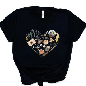 HP Magic Movie Inspired Shirt Wizard School Home Castle T-Shirt 9 3/4 Always Wizarding World Tees Matching Universal Trip Tshirt