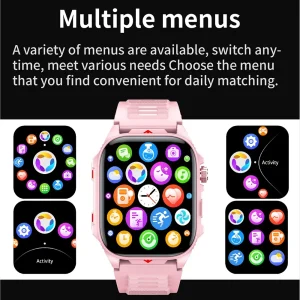 Electronic Smart Watch BT Call Heart Rate Monitor Smartwatch Fitness Tracker Waterproof Sport Watches for Man Woman Android 2026