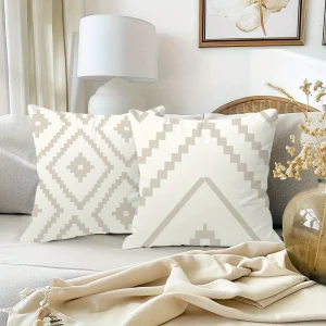 1/4pcs Four Stylish Pillowcases with Unique Patterns and Home Sweet Home Design Sofa cushion cover home bedroom room decoration