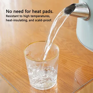 Transparent PVC Tablecloth, Waterproof & Oil-Resistant, Ideal for Indoor/Outdoor Use, Soft Glass Protector for Dining & Desks