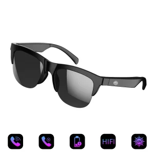 New Electronic Smart Glasses Music Control Wireless Phone Answer Waterproof Sunglasses Anti-UV Camping Cycling for Men Women