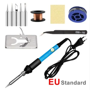 Adjustable Temperature Electric Soldering Iron 60W 220V or 110V  Electric Soldering Iron Welding Solder Repair Tool