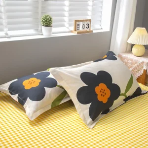Simple plaid geometric pattern envelope rectangular pillowcases 2PCS 48x74cm pillow Cover for bedroom adult pillow case for bed