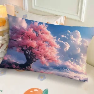 Ins-Style Ink Landscape Dormitory Pillow, Bedside Bedroom Pillow Gift, Nap Creative Living Room Sofa Cushion