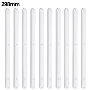 10pcs Draw Rail Plastic Drawer Slides 180/235/298mm Draw Runners Replacement Wardrobe Guide Rail Furniture Hardware