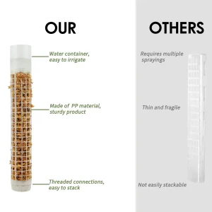 Plastic Plant Cages Supports Moss Pole Automatic Watering Continuous Moisture Pole Mesh Structure  for Garden Climbing Plants