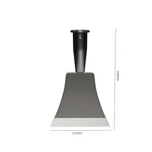 Ultra-Thin Flat Shovel Cement Trough Shovel Manganese Steel Scraping and Putty Knife, Siding Scraper for Home and Industrial