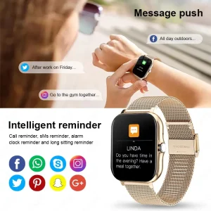 LAXASFIT 2025 New Fashion Smart Watch 1.83-inch HD Screen Bluetooth Calling Smartwatch for Men and Women Holiday Gift