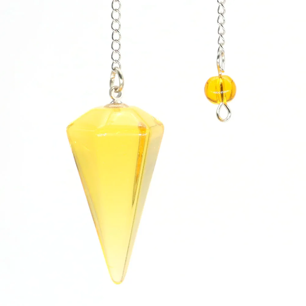 Natural Crystal Pendulums for Divination Dowsing Amethyst Pink Quartz Pendulum Reiki Healing Gem Stone Pendant Pendulos - الصورة 37