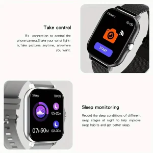 LAXASFIT 2025 Smart Watch Android IOS Bluetooth Talk Heart Rate Monitor Sleep Record Sports Smart Watch Men Women Gift