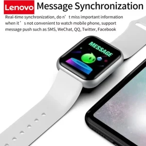 Lenovo Y68 Smart Watch Color Screen Step Counting Multi Sports Mode Message Reminder Photography Music Remote Control Smart Band