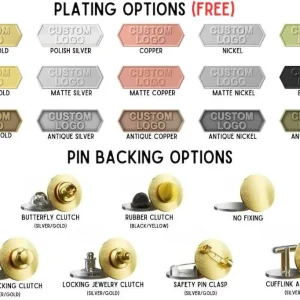 Custom Enamel Pin Personalized Metal Lapel Pin Soft Hard Enamel Brooch Logo Enamel Badge Wholesale MOQ 100PCS