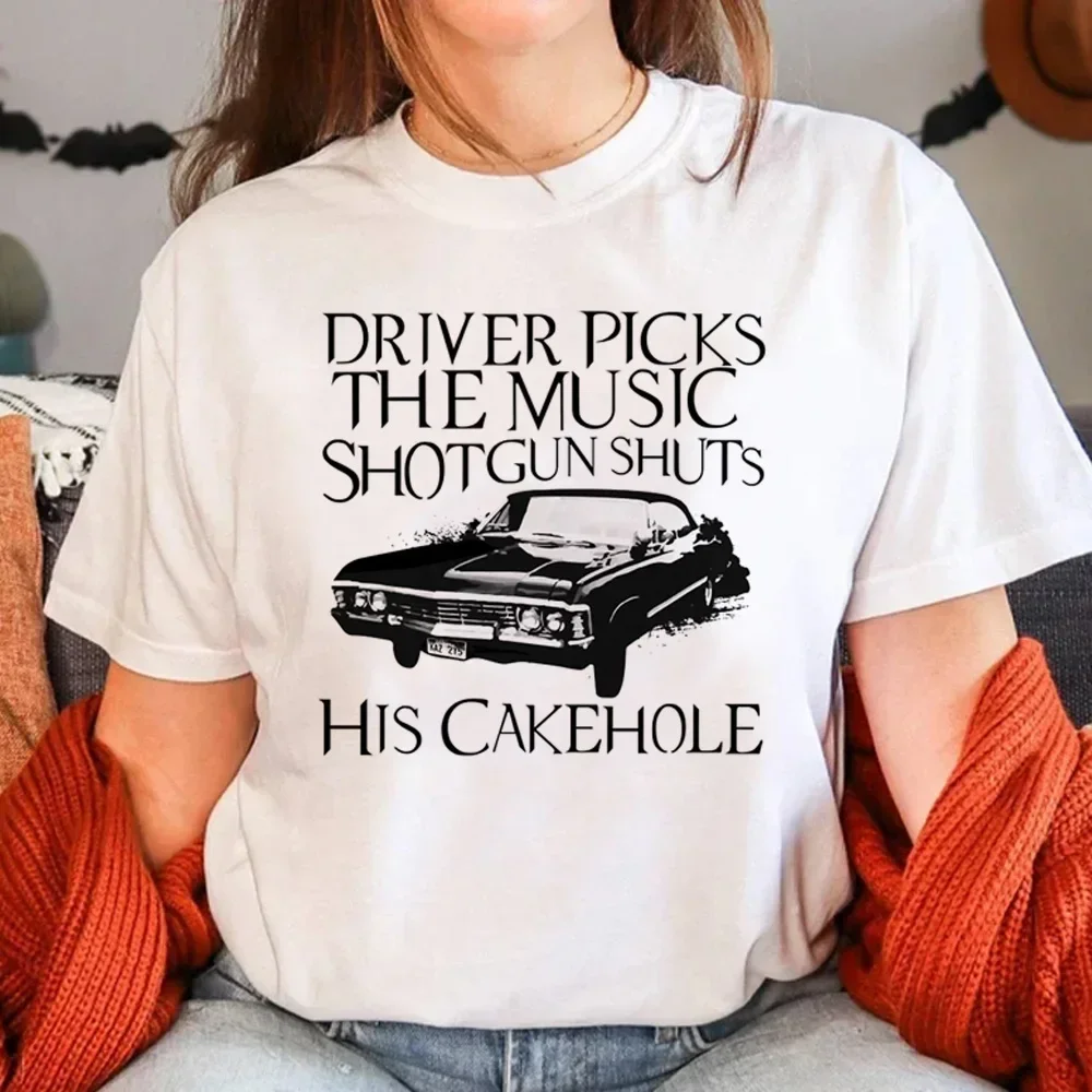 Supernatural T-shirts Women Japanese T-shirts Female Anime Funny Clothing - Image 8