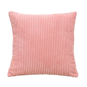 BUYNOW 1PC 4PCs/set Pink Corduroy Decor Couch Throw Pillow Covers Striped Cushion Cases Soft Boho Square Pillow Covers Home Sofa