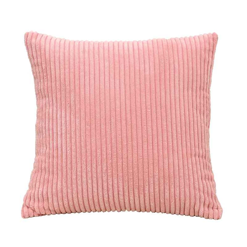 BUYNOW 1PC 4PCs/set Pink Corduroy Decor Couch Throw Pillow Covers Striped Cushion Cases Soft Boho Square Pillow Covers Home Sofa - Image 10