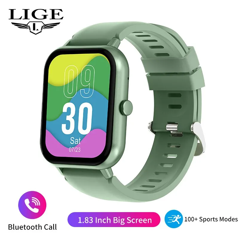 LIGE 2024 Bluetooth Call Smart Watch Men Women Full Touch Screen Sports Fitness Watch Man Smart Watches Women Smartwatch - الصورة 10