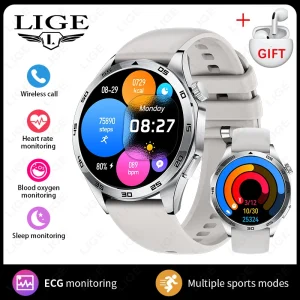 2026 New ECG Health Smart Watch Men Women Blood Pressure Oxygen Health Tracker Smartwatch Bluetooth Smartwatches for Android iOS