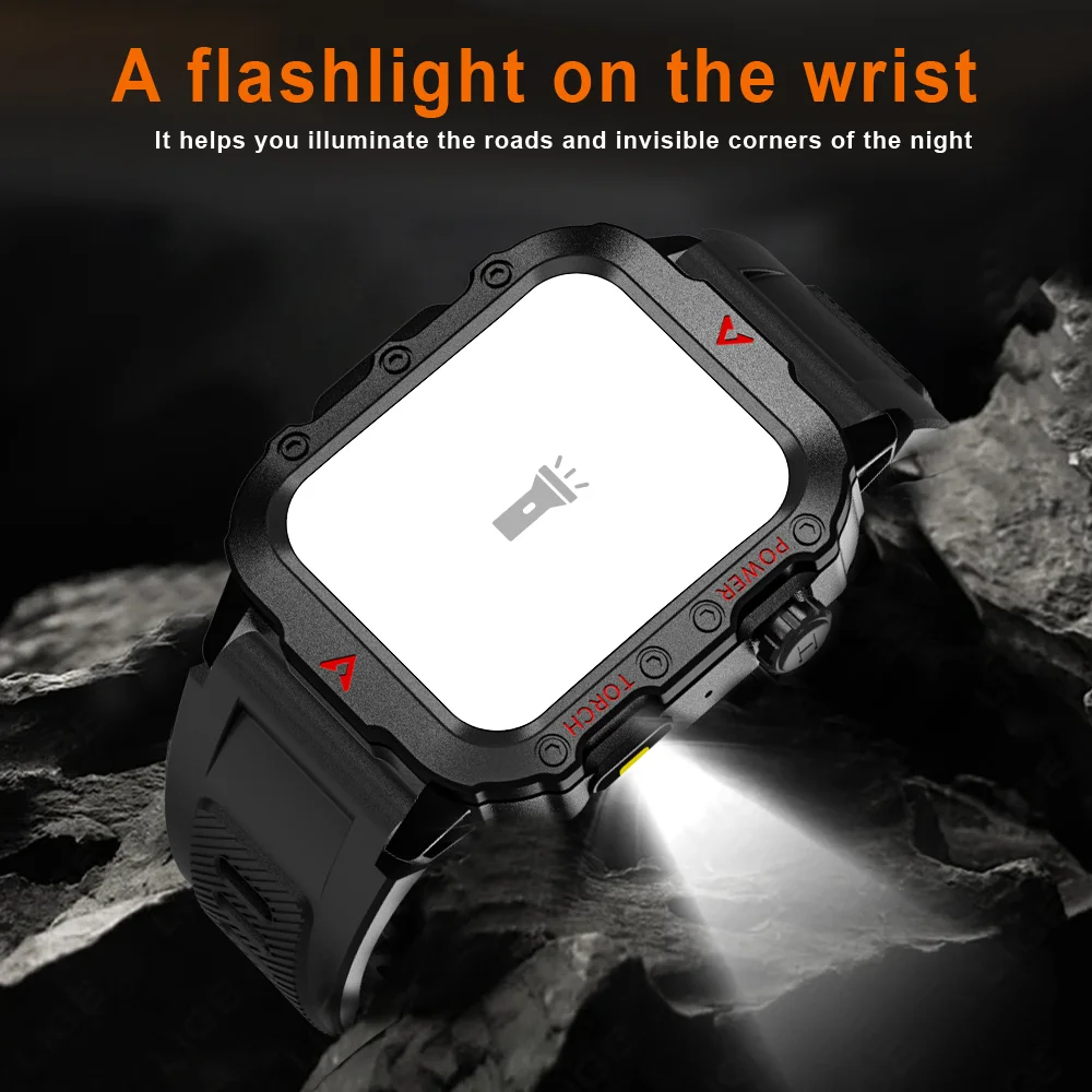 LAXASFIT 2024 New LED Men's Smartwatch Bluetooth Talking Smartwatch Multi Sport Mode Health Monitoring Smart Watch - الصورة 6