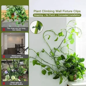 1/30/50Pcs For Garden Accsesories Plant Garden Pots & Planters Climbing Wall Outdoor Decors Lamp Support for Plants Clip Vine
