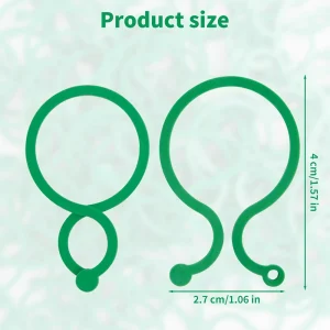 50Pcs 8 Word Buckle Vine Tying Clips Ring Fixing Bracket Garden Plant Holder Tools Garden Decorations Plant Climbing Wall Clips