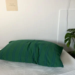 Cotton Pillowcase Stripe Single Pillow Solid Color Stripe Ins Cotton Washed Cotton Pillowcase Household