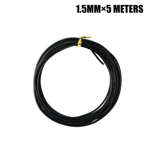 Aluminum Plant Training Wire Multi Purpose Flexible Black Rolls Gardening Bonsai Support Strong Bendable Vine Flower Home Tool