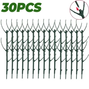 30/3Pcs Plant Support Pile Climbing Vine Stake Bonsai Fixing Rod Garden Plants Stake Holder Flower Support Rack For Potted Plant
