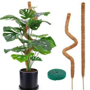 Bendable Moss Pole, Plants Climbing Support Extension Pole, Monstera Palm Vines Soporte Stakes, Garden Potted Plant Accessories