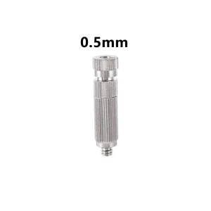 50Pcs High Pressure Garden Water Misting Nozzles With Filter Inside 0.1mm~0.5mm For Patio Garden Agriculture Cooling Humidify