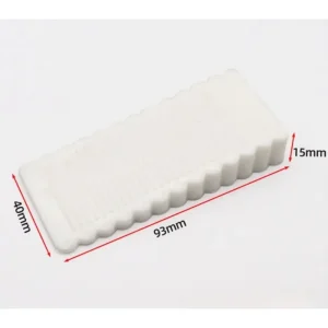 Front Door Stopper: Anti-collision, Movable Rubber Doorstop for Household Use.  Wedge-shaped Hardware for Home Applications