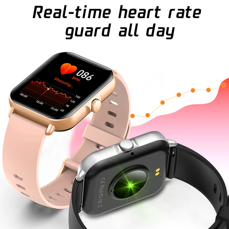 2025 Digital Smartwatch Sports Fitness Men's Women Smart Watch Waterproof Wrist Watches for Ladies Kids Child Android IOS Phones - الصورة 6