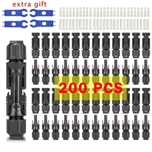 10/20/40/100/200/400Pcs Photovoltaic Solar Connector kit 1000V 30A connectors for solar panels PV/MC 2.5/4/6mm²