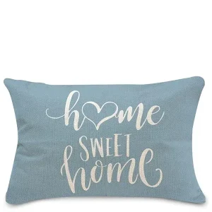 Nordic sweet home light blue geometric pillowcase decorative sofa cushion cover pillowcase