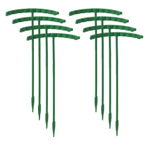 Plastic Plant Support Pile Stand Plant Support Pile for Flowers Greenhouses Arrangement Fixing Rod Holder Garden Tools