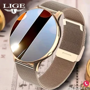 LIGE Smart Watch 2024 Wireless Charging New Smartwatch Bluetooth Calls Watches Men Women Fitness Bracelet Custom Watch Face +Box