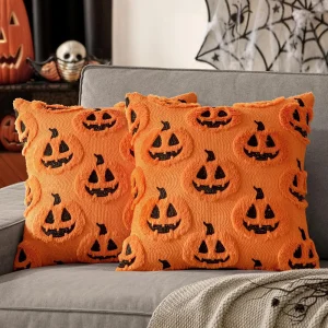 1PCS Halloween Pillow Covers Autumn Thanksgiving Harvest Decorative Cushion Covers for Couch Sofa Bed Porch Living Room 