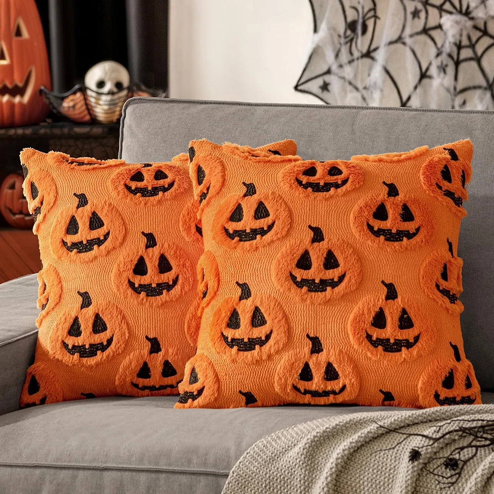 1PCS Halloween Pillow Covers Autumn Thanksgiving Harvest Decorative Cushion Covers for Couch Sofa Bed Porch Living Room - Image 3
