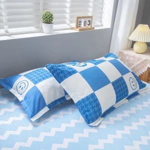 Simple plaid geometric pattern envelope rectangular pillowcases 2PCS 48x74cm pillow Cover for bedroom adult pillow case for bed