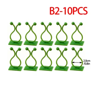 Plant Vine Traction Holder Invisible Plant Climbing Wall Fixture Clips Self-Adhesive Hook Indoor Outdoor Twisted or Fastened